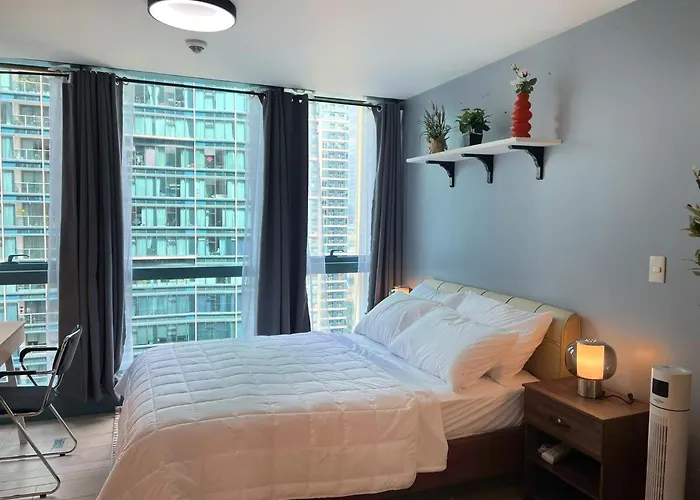 New! Tranquil & Cozy Wi-fi 350mbps Uptown Bgc Backhome5 *