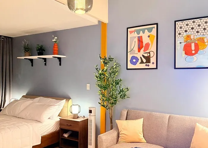 New! Tranquil & Cozy Wi-fi 350mbps Uptown Bgc Backhome5 *