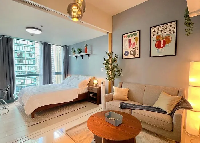 New! Tranquil & Cozy Wi-fi 350mbps Uptown Bgc Backhome5 Manila